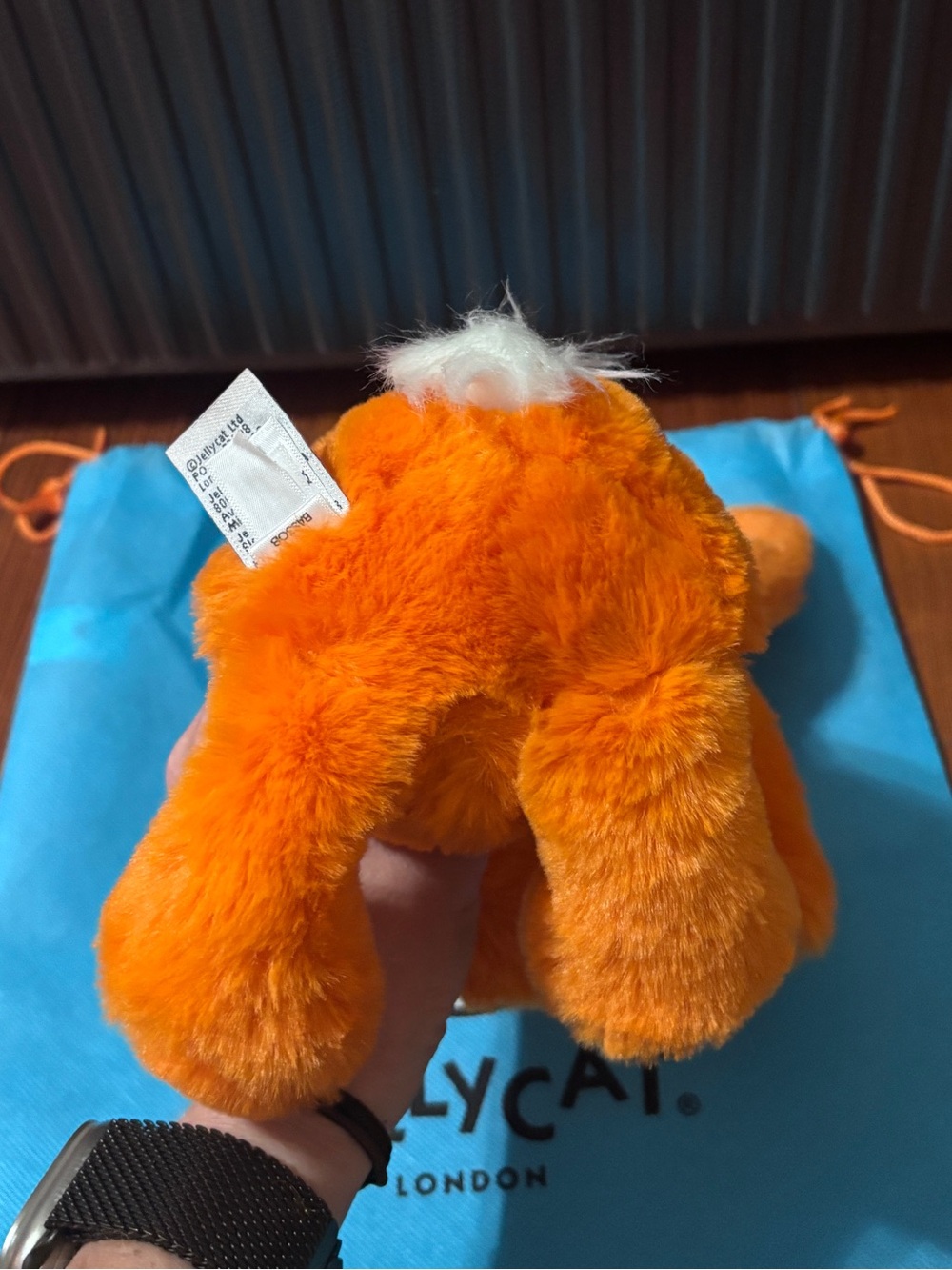 NWT Jellycat 25th Anniversary Retired, Rare Medium Bashful Luxe Amberly Bunny - Picture 15 of 15
